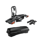 Box Thule Santu + platforma rowerowa Thule EasyFold XT2 na 2 rowery 