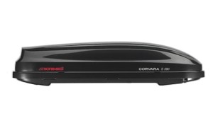 Bagażnik - box Kamei Corvara S 390 czarny połysk